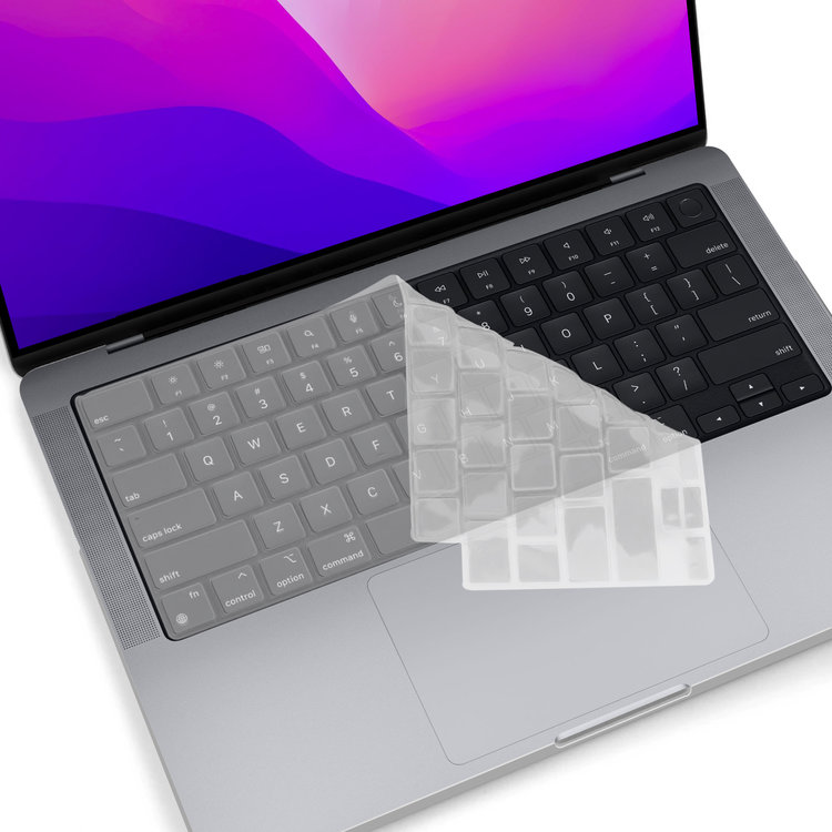 iBenzer Hardshell Case and Keyboard Cover for 13-inch MacBook Air M-series - Clear