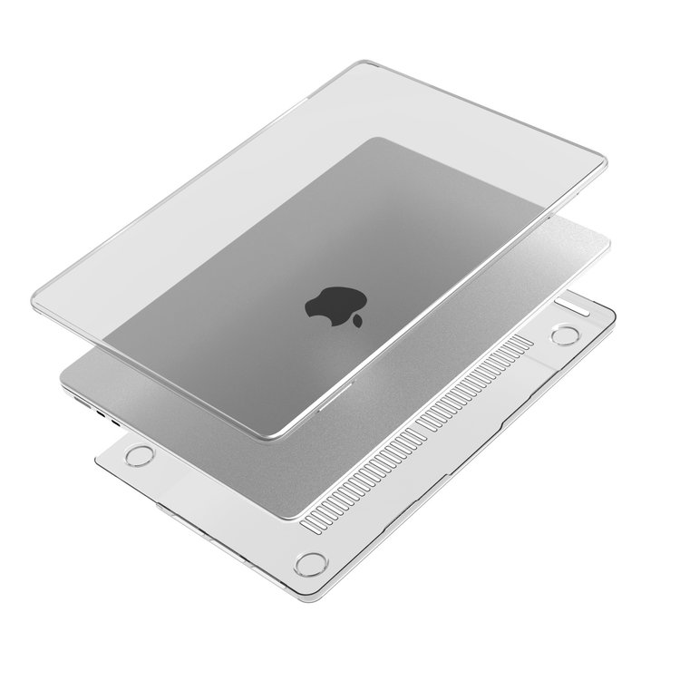 iBenzer Hardshell Case and Keyboard Cover for 13-inch MacBook Air M-series - Clear