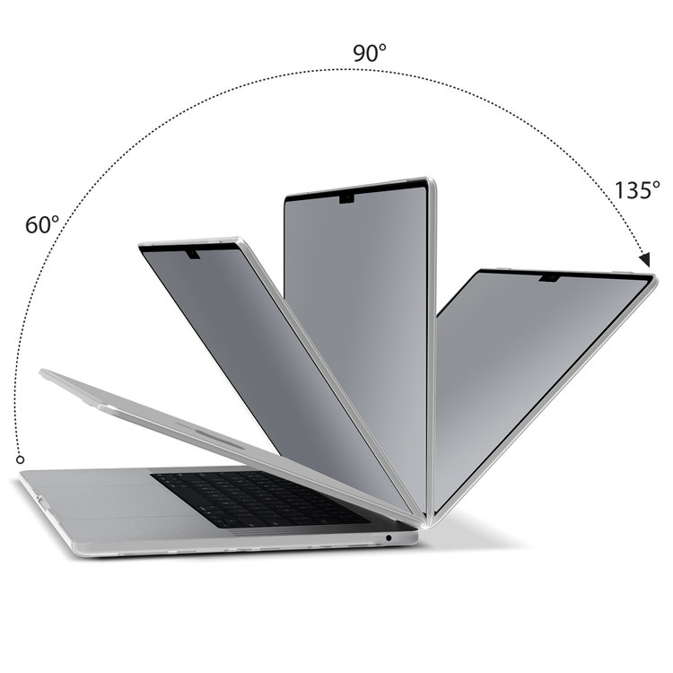 iBenzer Hardshell Case and Keyboard Cover for 13-inch MacBook Air M-series - Clear