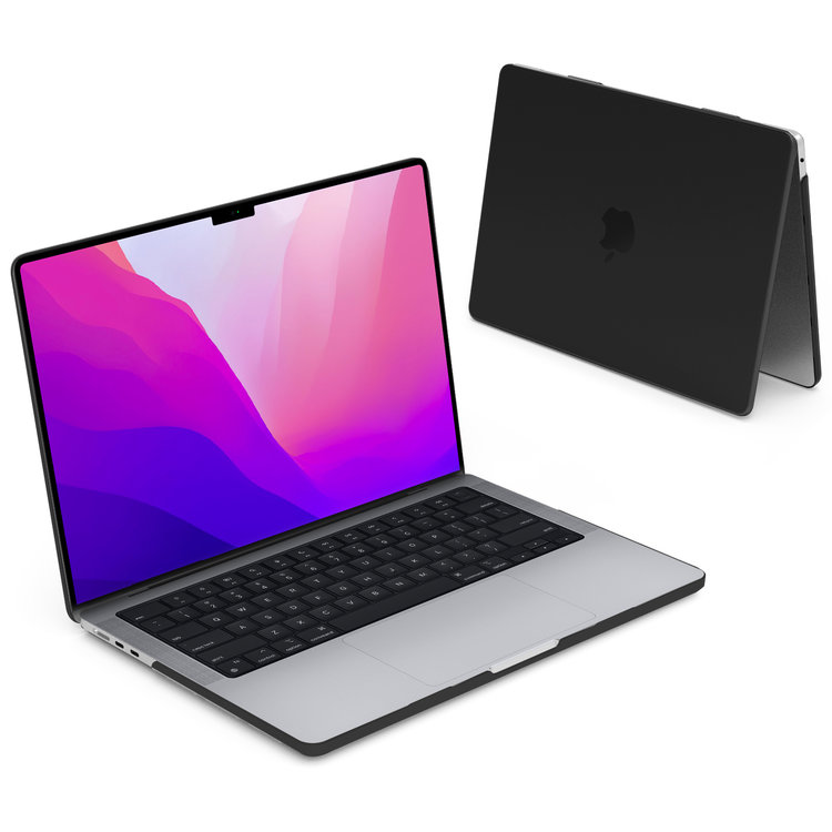 iBenzer Hardshell Case and Keyboard Cover for 13-inch MacBook Air M-series - Black