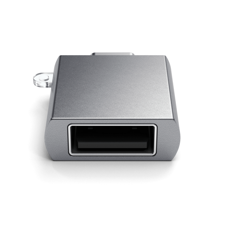 Satechi Aluminum Type-C to Type A USB 3.0 Adapter - Space Gray