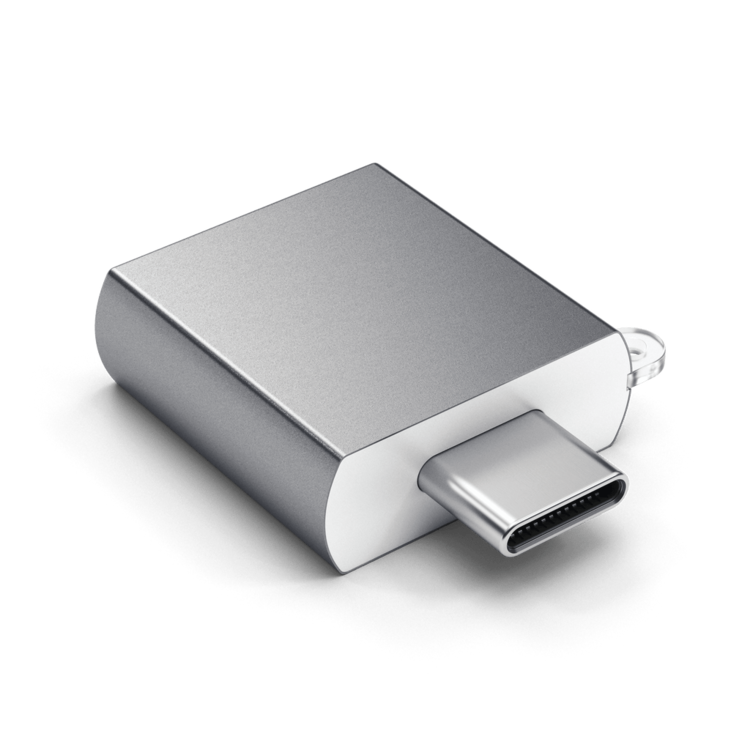 Satechi Aluminum Type-C to Type A USB 3.0 Adapter - Space Gray