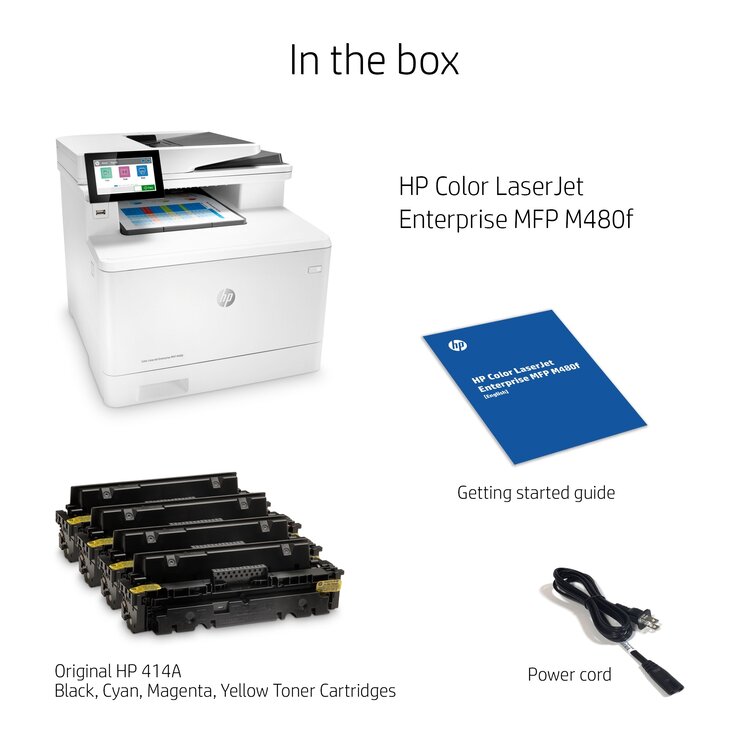 HP LaserJet Enterprise M480f multi-function color printer