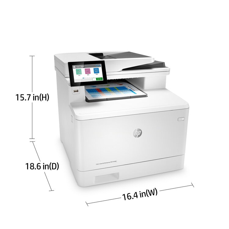 HP LaserJet Enterprise M480f multi-function color printer