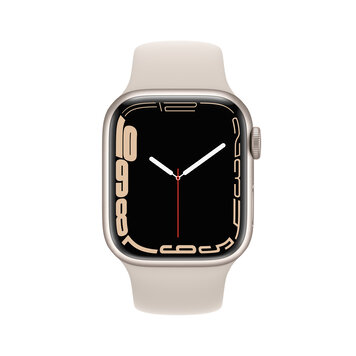 Apple Watch Series 7 (GPS) 41mm Starlight Aluminum Case with Starlight Sport Band