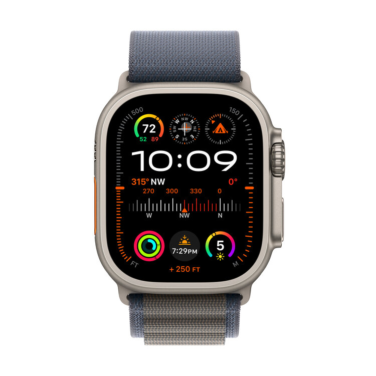 Apple Watch Ultra 2 with Alpine Loop Large