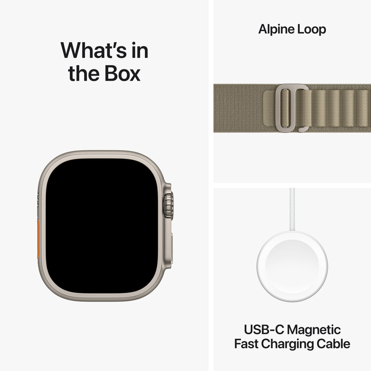 Apple Watch Ultra 2 with Alpine Loop Large