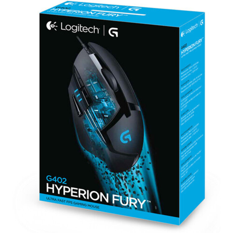 Logitech G402 Hyperion Fury FPS Gaming Mouse