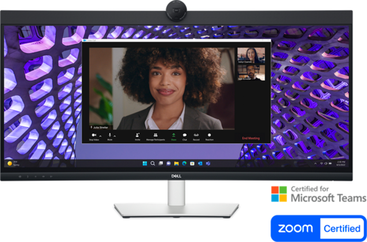 Dell 34-inch Curved Video Conferencing Monitor - P3424WEB