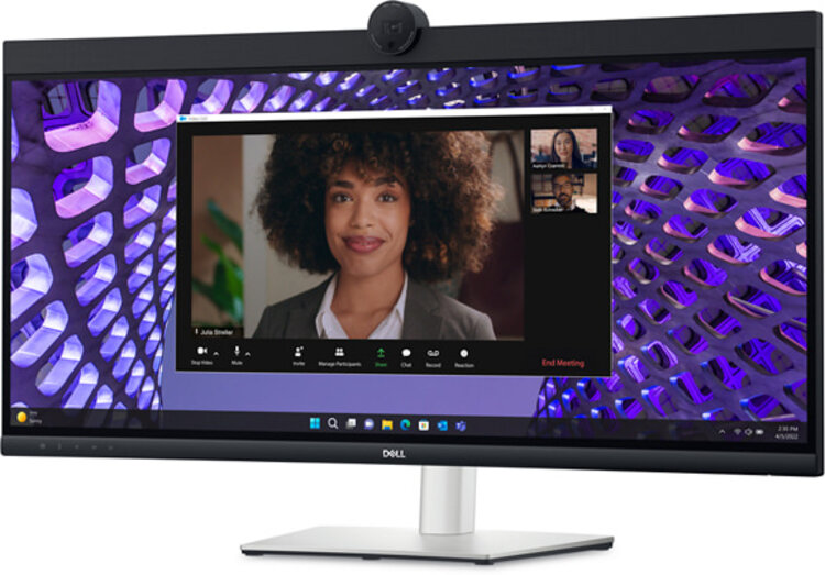 Dell 34-inch Curved Video Conferencing Monitor - P3424WEB