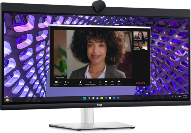 Dell 34-inch Curved Video Conferencing Monitor - P3424WEB