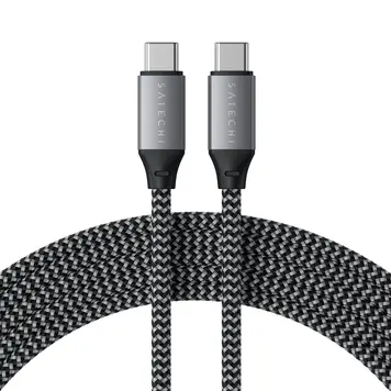Satechi USB-C to USB-C 100W Charging Cable - Space Gray