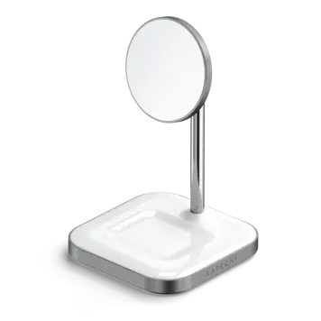 Satechi 2-in-1 Magnetic Wireless Charging Stand - Space Gray