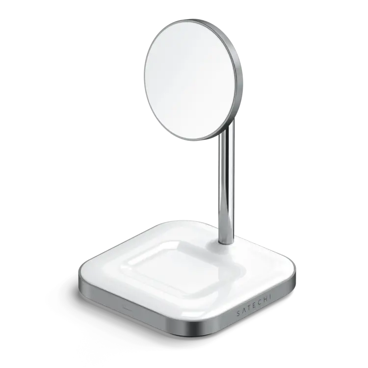 Satechi 2-in-1 Magnetic Wireless Charging Stand - Space Gray