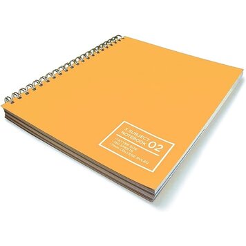 Dot Matrix 3-Subject Lined Notebook 8.5x11in 150Sht 3-Subject/College Ruled/#2