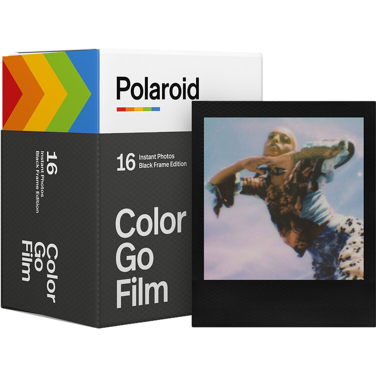 Polaroid Go Color Film 16pk - Black Frame Edition