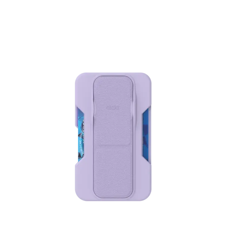 CLCKR MagSafe Wallet Stand and Grip - Purple