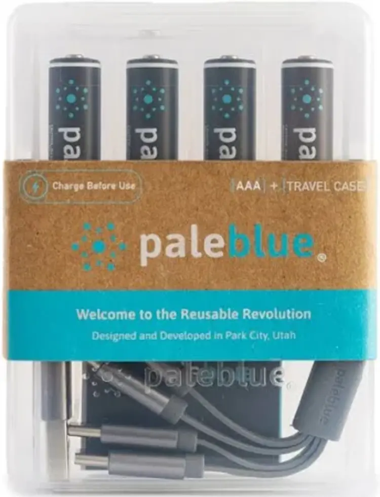 Pale Blue Lithium-Ion Rechargable Batteries - AAA