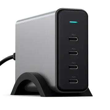 Satechi USB-C 4-Port PD GaN Charger - Space Gray 165W