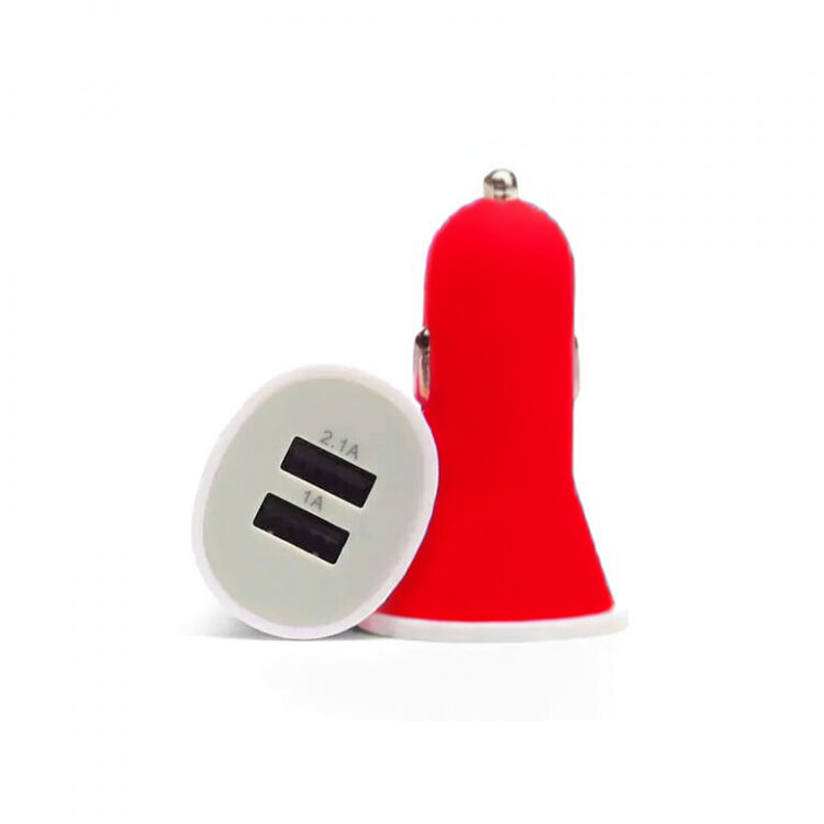 Charge MAXX Dual-Port Char Charger USB-A & USB-A 2.1 Amp - Blue, Green, Pink or Red