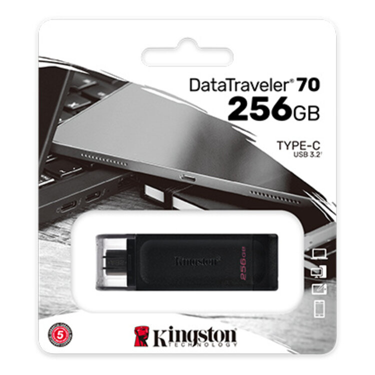 Kingston DataTraveler 70 USB-C Flash Drive - 256GB