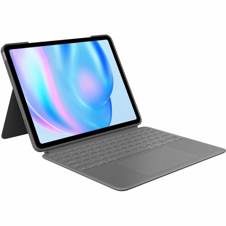 Logitech Combo Touch for iPad Air Apple iPad Air (5th Generation), iPad Air 11 (2024), iPad Air 11 (2025), iPad Air 11 (2026) - Oxford Grey