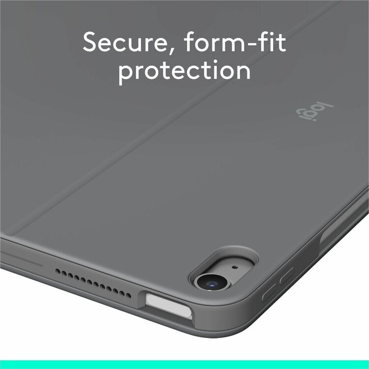 Logitech Combo Touch for iPad Air Apple iPad Air (5th Generation), iPad Air 11 (2024), iPad Air 11 (2025), iPad Air 11 (2026) - Oxford Grey