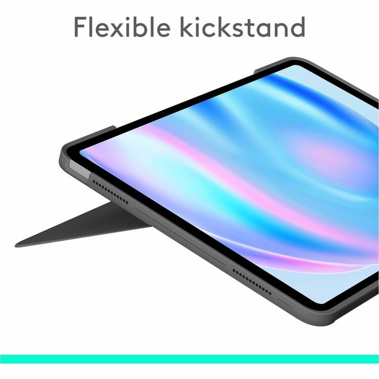 Logitech Combo Touch for iPad Air (M2 & M3) - Oxford Grey