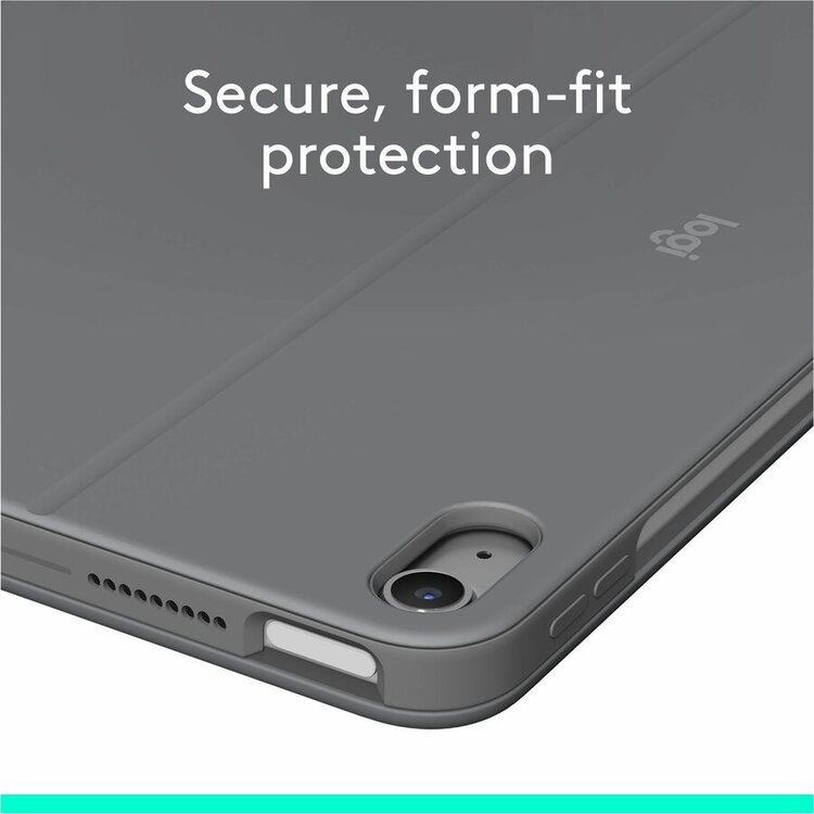 Logitech Combo Touch for iPad Air Apple iPad Air (5th Generation), iPad Air 11 (2024), iPad Air 11 (2025), iPad Air 11 (2026) - Oxford Grey