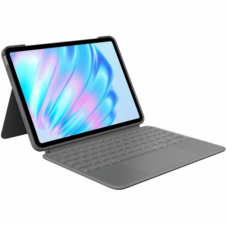 Logitech Combo Touch for iPad Air Apple iPad Air (5th Generation), iPad Air 11 (2024), iPad Air 11 (2025), iPad Air 11 (2026) - Oxford Grey