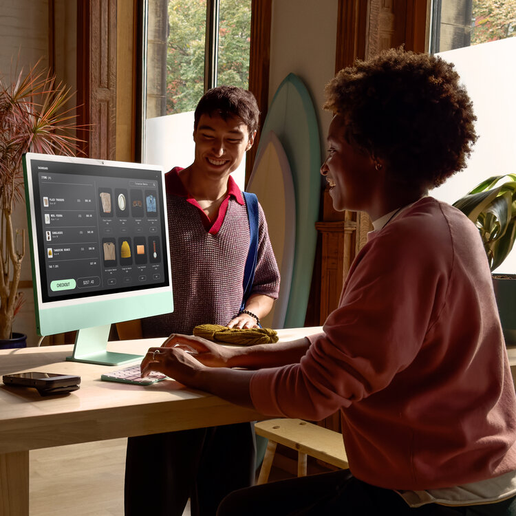 Apple iMac (M4) with Nano-texture glass, 10-Core CPU, 10-Core GPU, 16GB Memory, 256GB Storage Silver