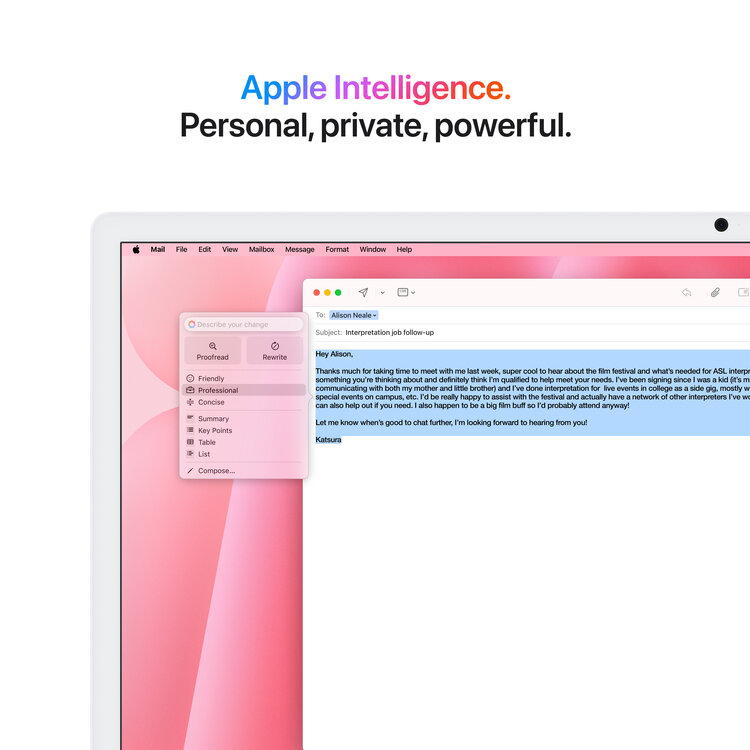 Apple iMac (M4) 8-Core CPU, 8-Core GPU, 16GB Memory, 256GB Storage