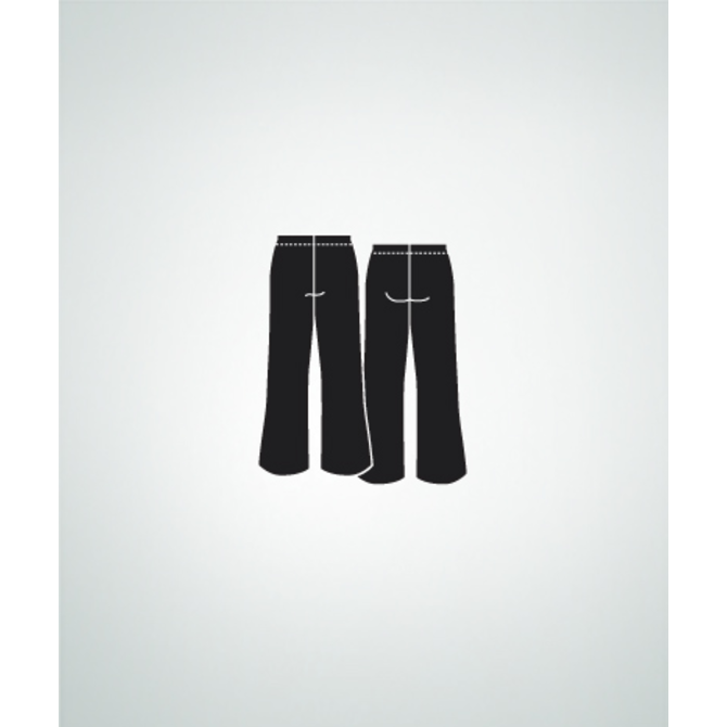 BODYWRAPPERS BOYS BLACK PANT