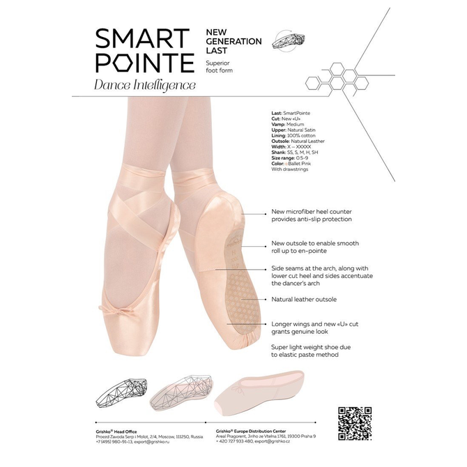 GRISHKO CANADA “SMARTPOINTE” Pointe Shoe by Grishko