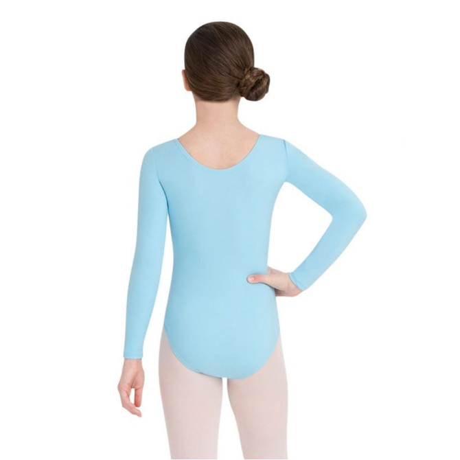 Capezio Women's Long Sleeve Leotard, Black, Medium 