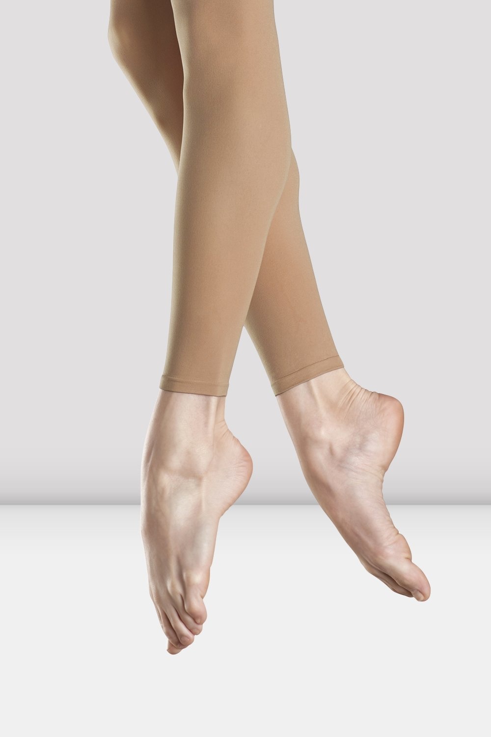 Light Tan Microfiber Ankle Length Footless Tights Style# 1025
