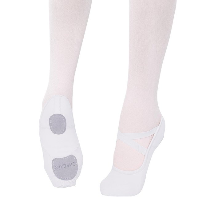 CAPEZIO 2037 HANAMI WHITE STRETCH CANVAS