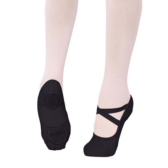 CAPEZIO 2037 HANAMI BLACK STRETCH CANVAS