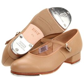 BLOCH KIDS 9.5, S0302 “TAP ON” FULL SOLE TAP TAN