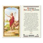 San Juan Bautista Prayer Card (Spanish)