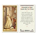 San Juan de la Cruz Prayer Card (Spanish)