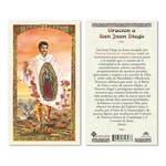 San Juan Diego Prayer Card (Spanish)