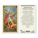 San Miguel Prayer Card (Spanish)
