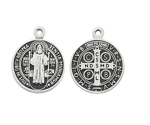 St. Benedict Medal – Sterling Silver – St. Paul Street Evangelization