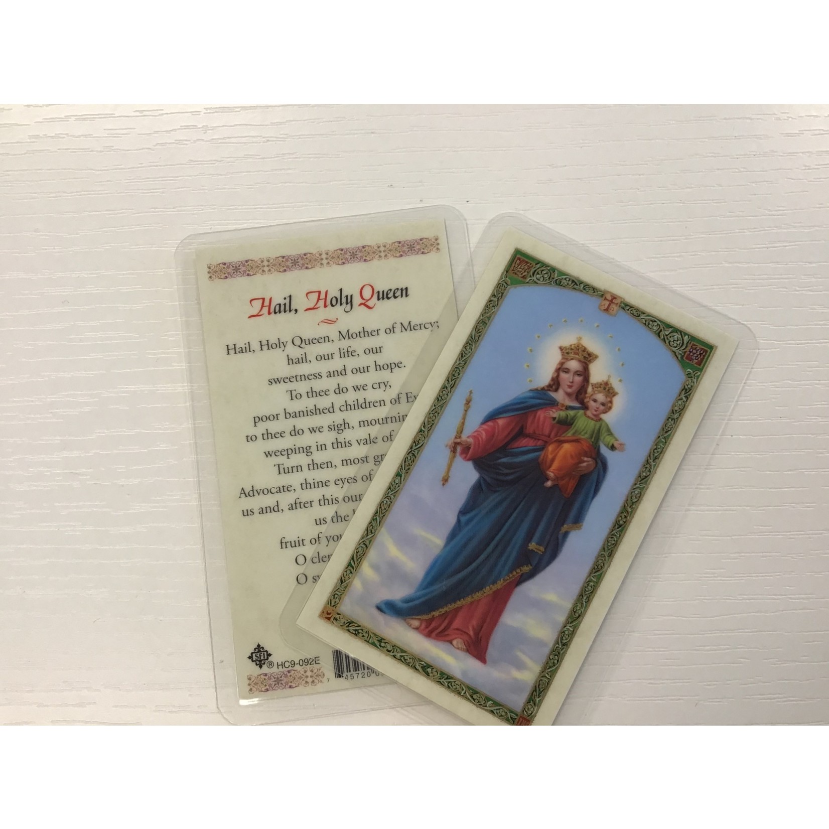Prayer Card Hail Holy Queen