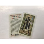 Prayer Card St Martin de Porres
