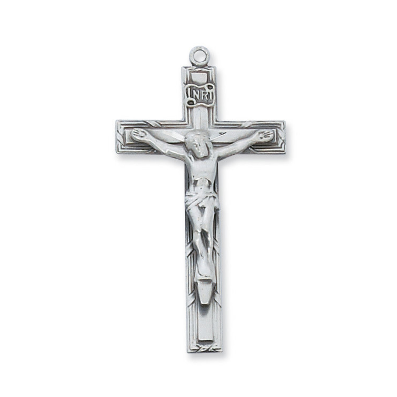 Sterling Silver Crucifix Large L6032