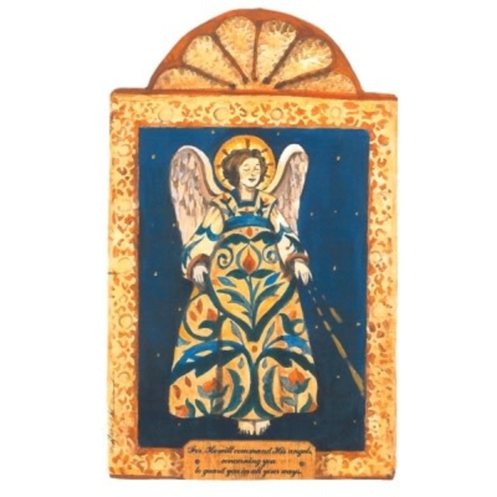 Retablo Guardian Angel Pocket Saint