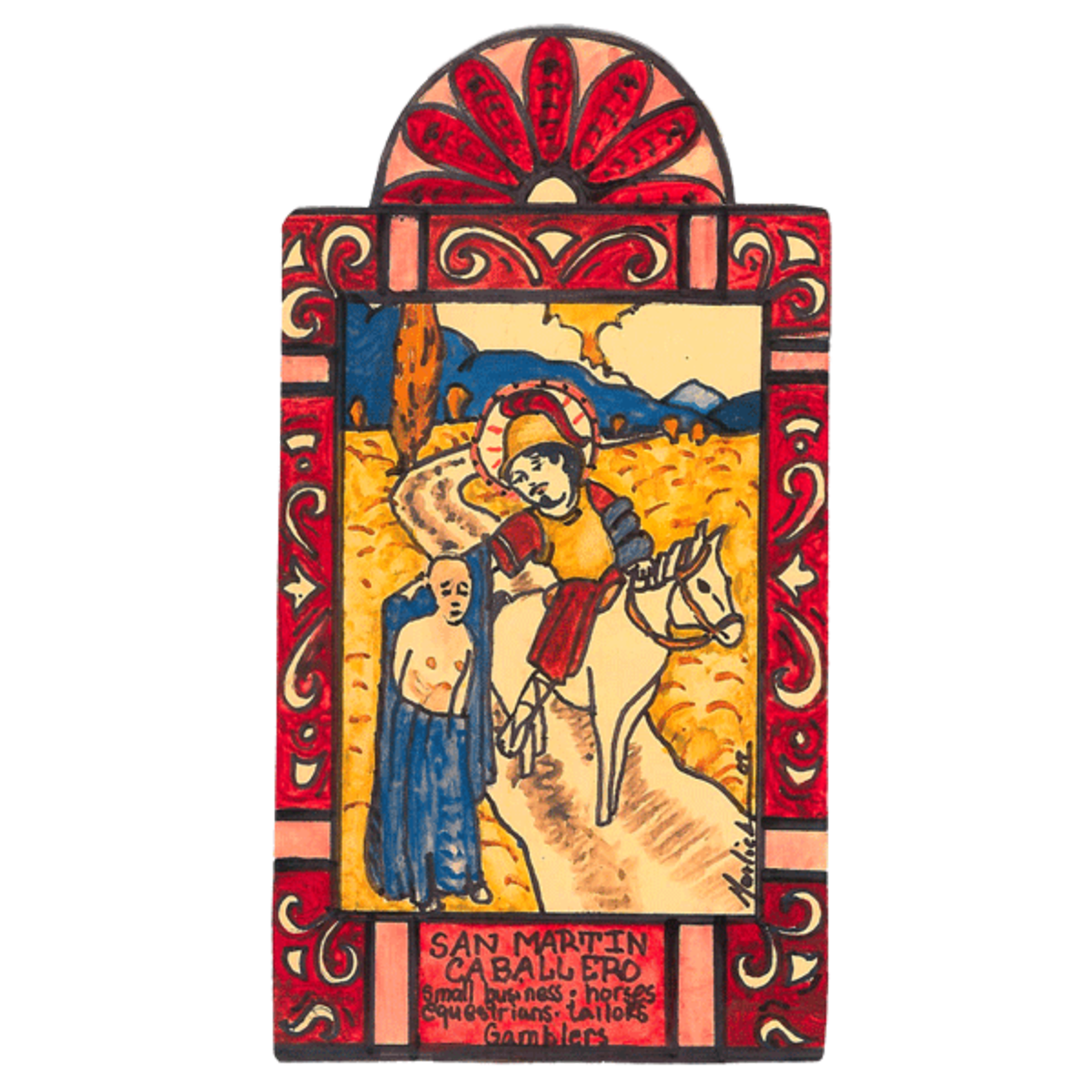 Retablo San Martin Caballero Pocket Saint
