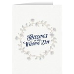 Greeting Card- Blessings on Your Wedding Day (White)